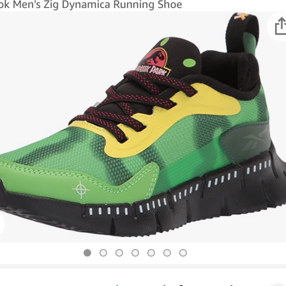 Jurassic Park Reebok running shoes